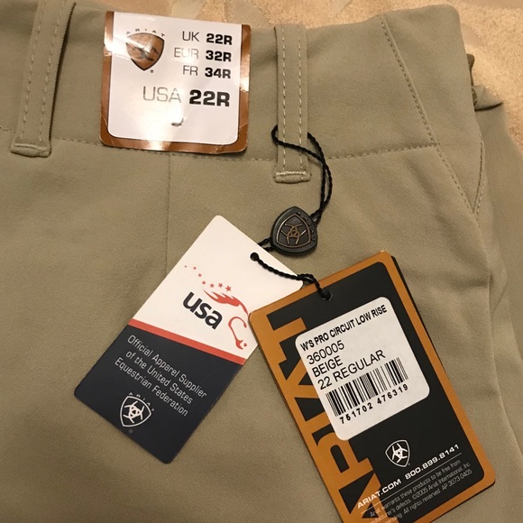 Ariat Pro Series Knee Patch Breeches - Picture 2 of 7